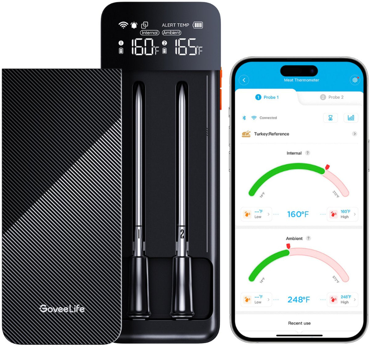 Govee Smart Fleischthermometer kabellos – 2 Sonden