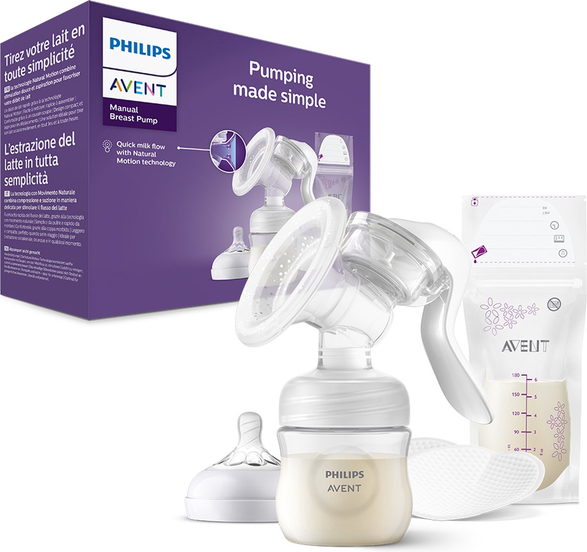 Philips avent handkolf- borstkolf - handmatig- scf430 20