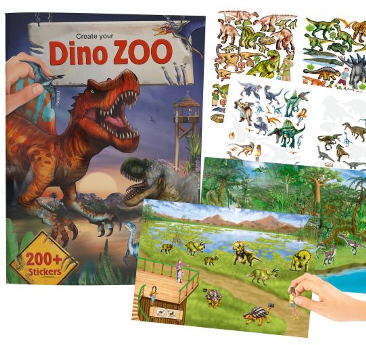 Depesche – Erstellen Sie Ihr Dino-Zoo-Stickerbuch