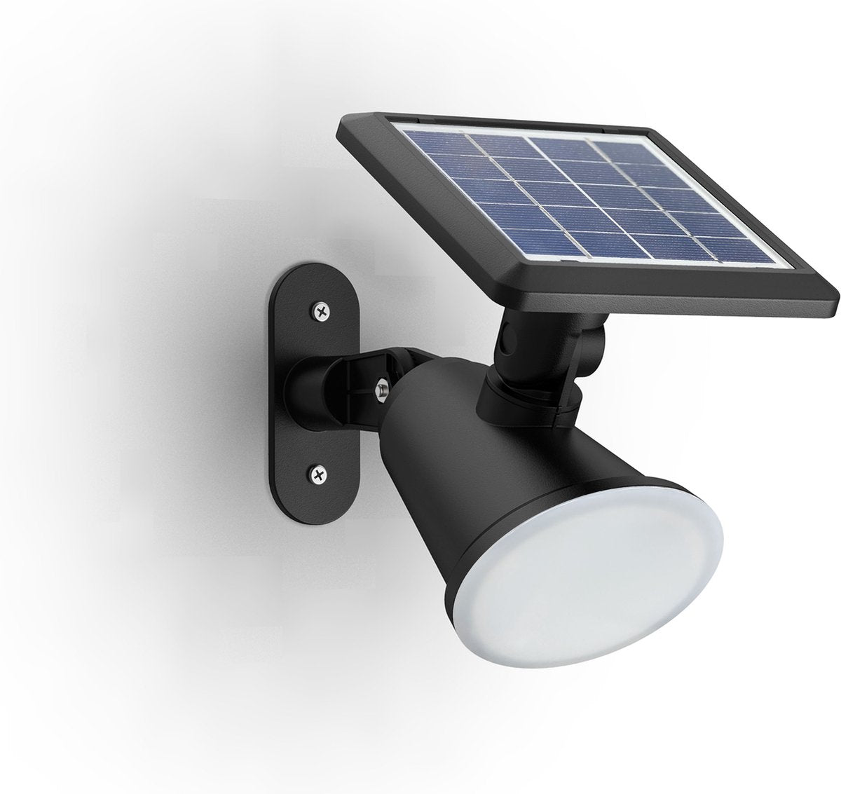 Philips led philips jivix solar wandlamp - zwart