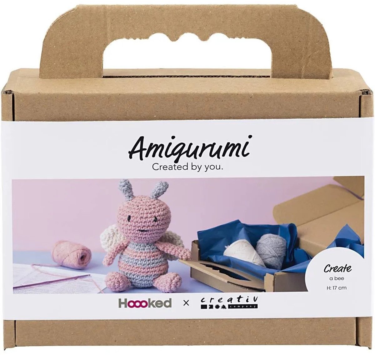 Kreativunternehmen https: www.cchobby.nl hobbyset-amigurumi-honeybee-pastelcolors-1-box