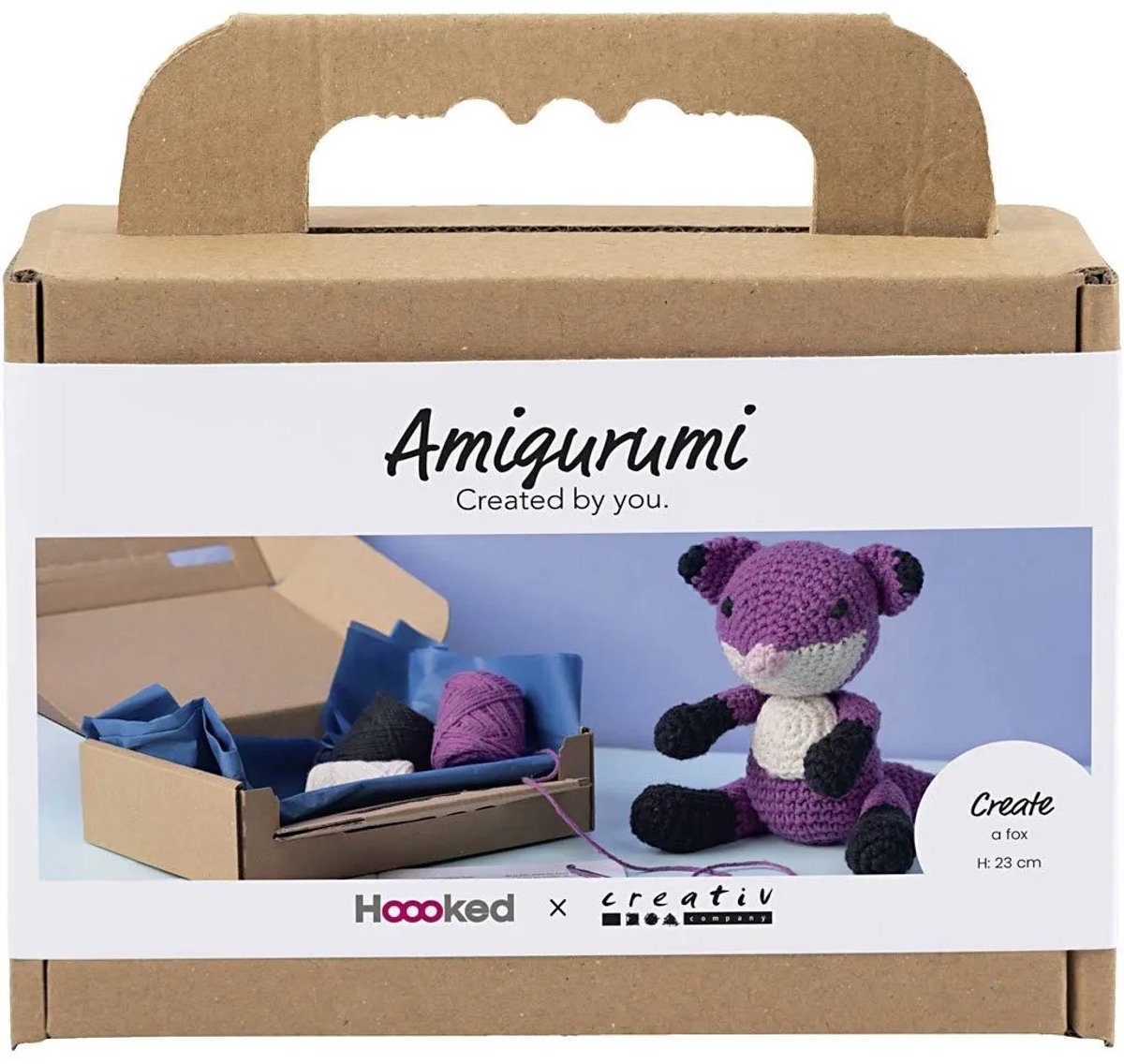 Kreativunternehmen https: www.cchobby.nl hobbyset-amigurumi-vos-zwart-plum-1-doos