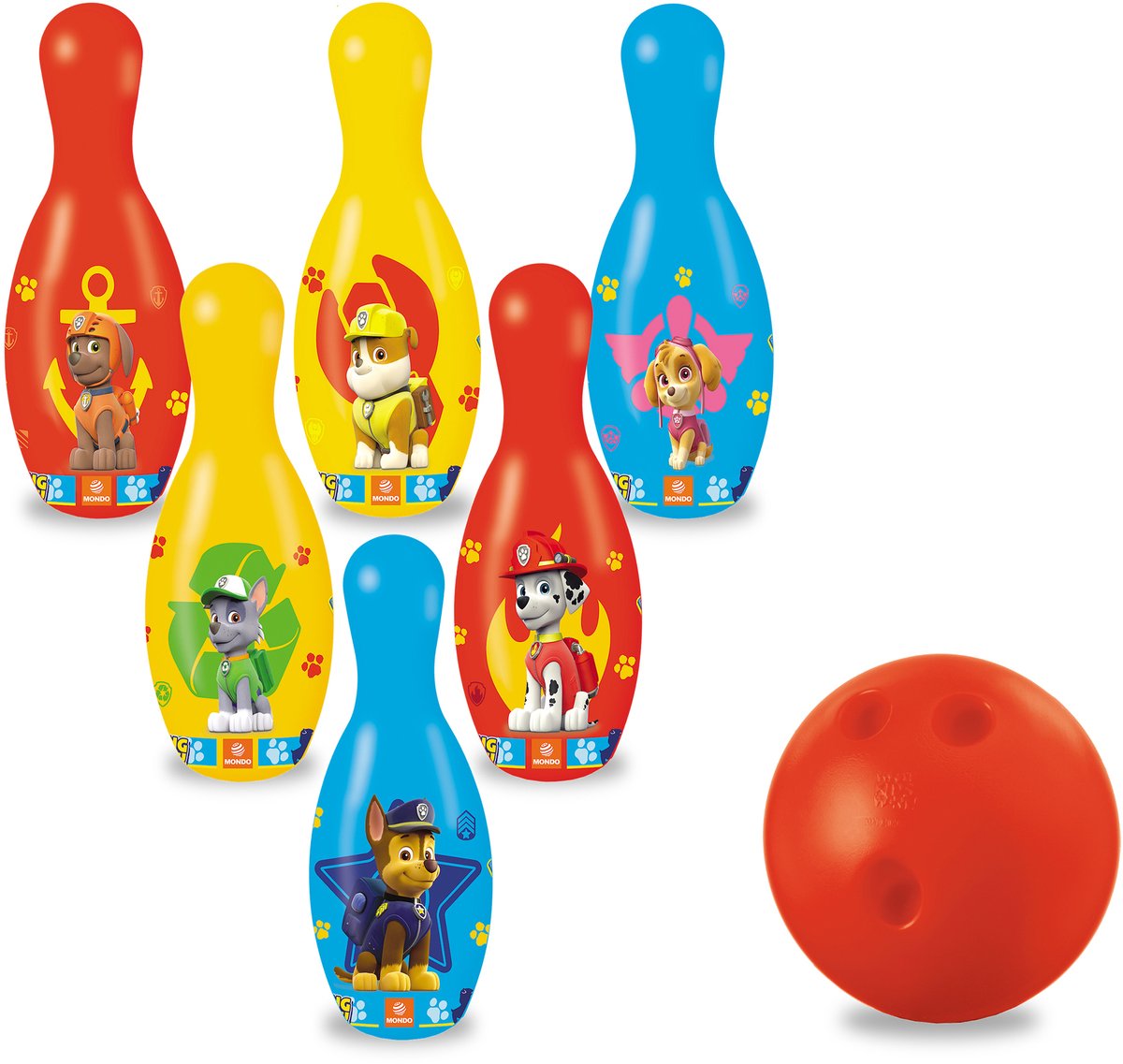 Mondo Bowling Set Paw Patrol, 7dlg.