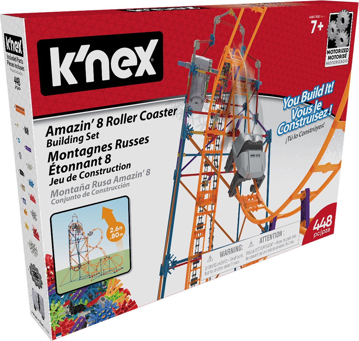 K'nex amazin' 8 Achterbahn-Set