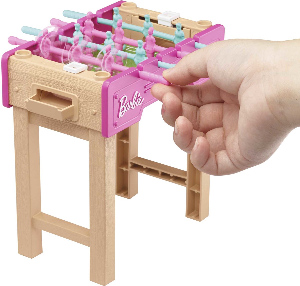 Barbie Mini-Spielset Kickertisch mit Hund