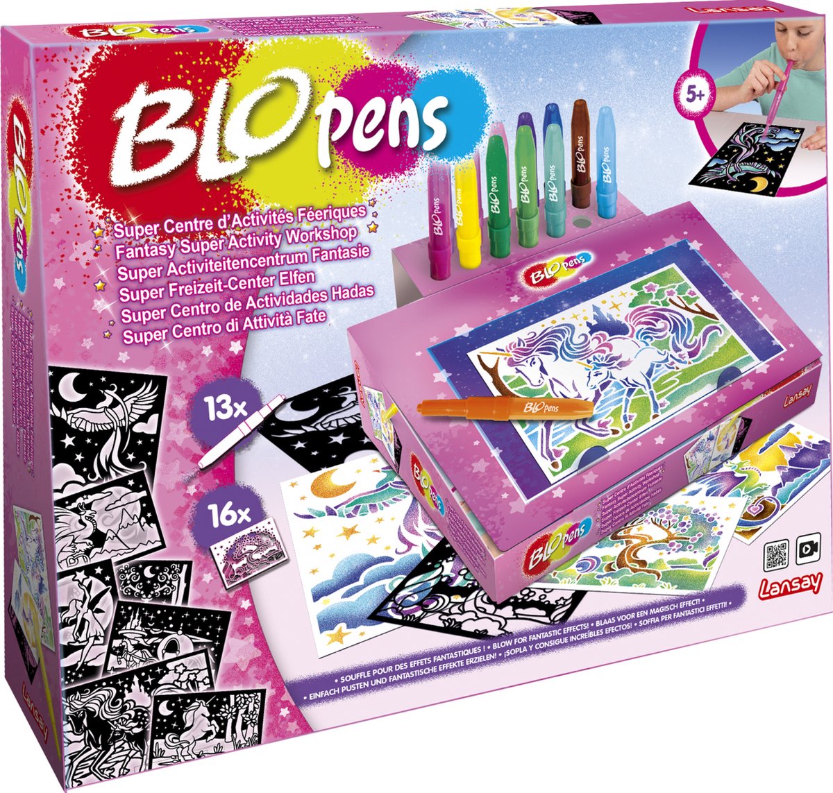 Lansay-Zeichnungen zum Malen von Blopens