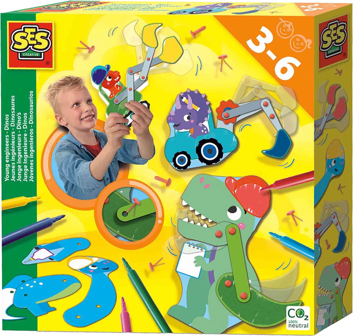 Ses kreative Ses junge Ingenieure – Dinosaurier