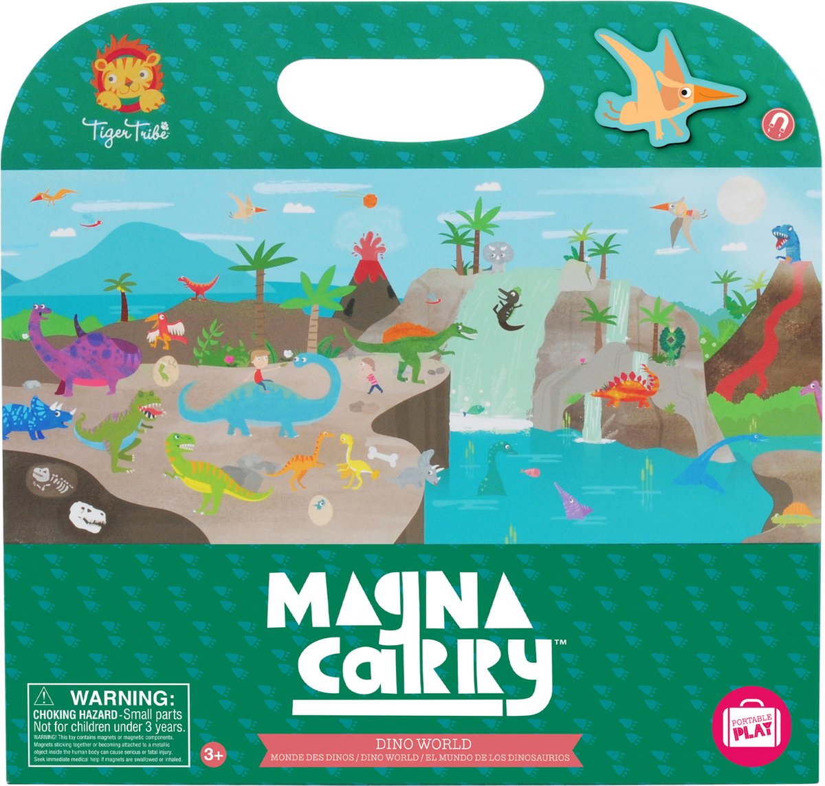 Selecta Magna Carry – Dinosaurier-Magnetbuch