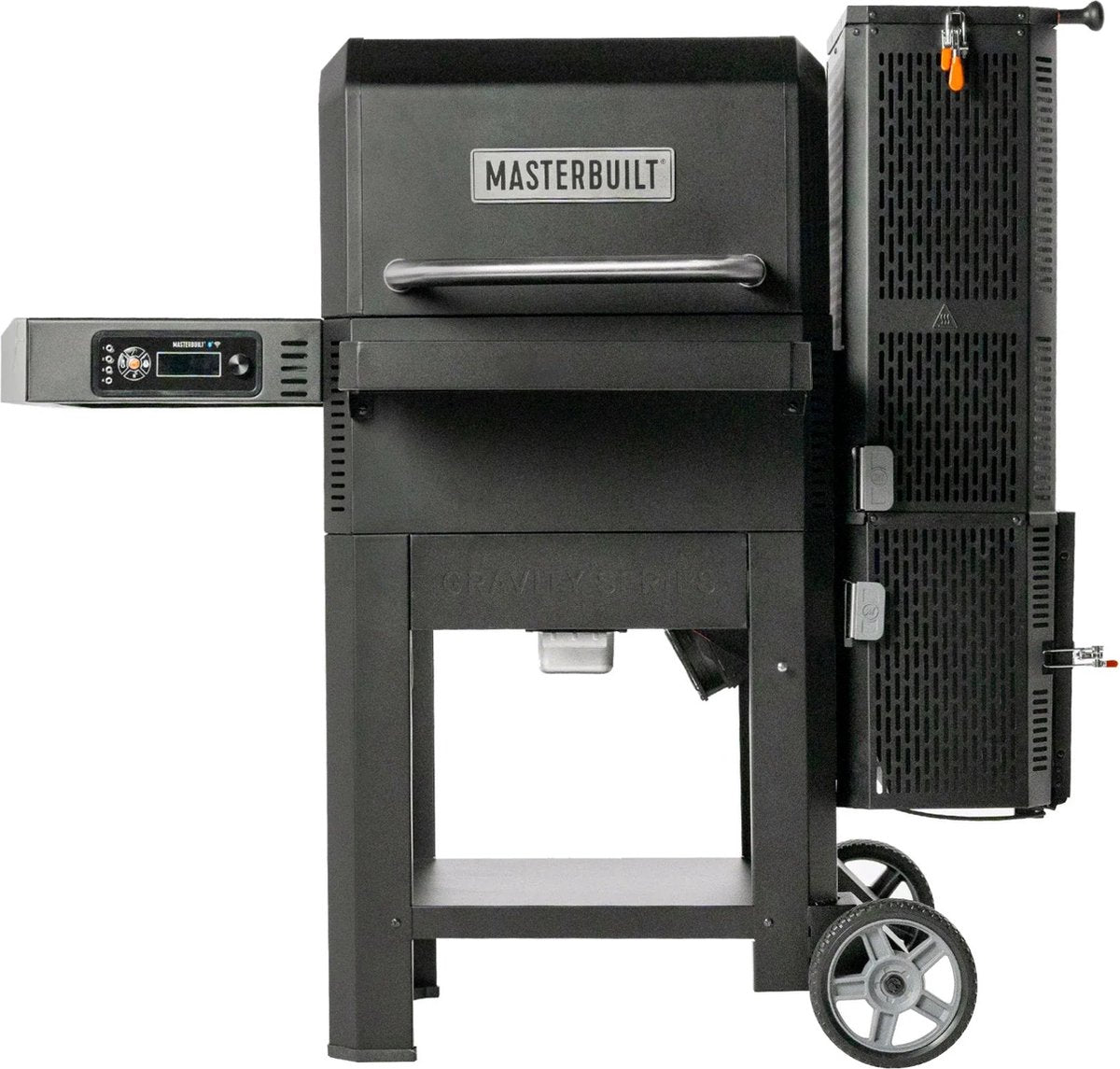 Masterbuilt Gravity Series 600 Holzkohlegrill und Smoker – digitaler Grill mit automatischer Temperaturregelung – schnell aufgeheizt – für 4–6 Personen
