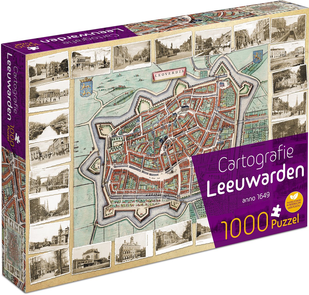 Tucker's fun factory cartografie leeuwarden (1000) - legpuzzel