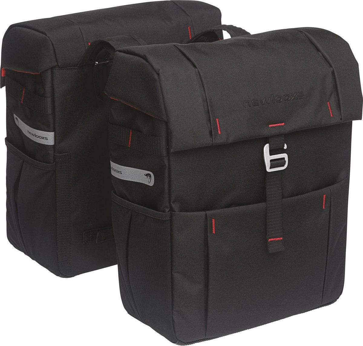 Vigo Double - Sporty Double Bicycle Bag, schwarz