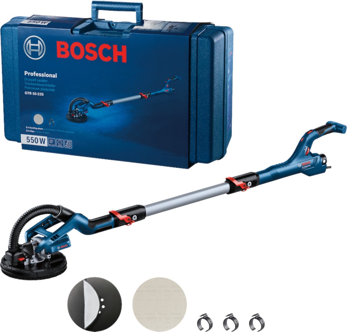 Bosch blau gtr 55-225 | Langhalsschleifer | 550w | 215 mm – 06017d4000