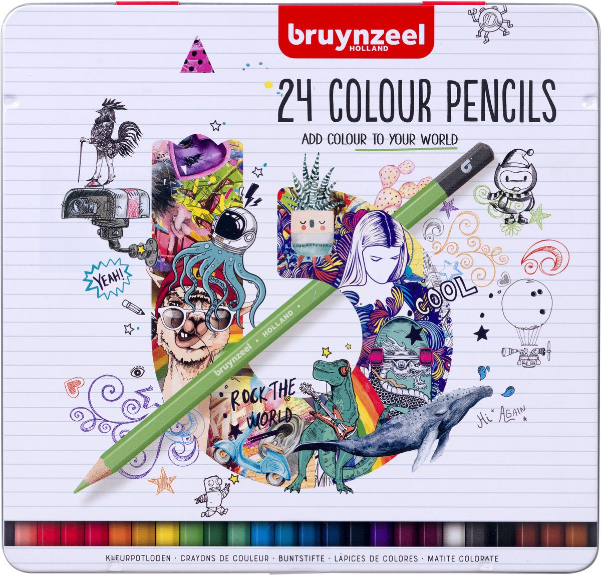 Bruynzeel Buntstifte Dose | 24 Farben