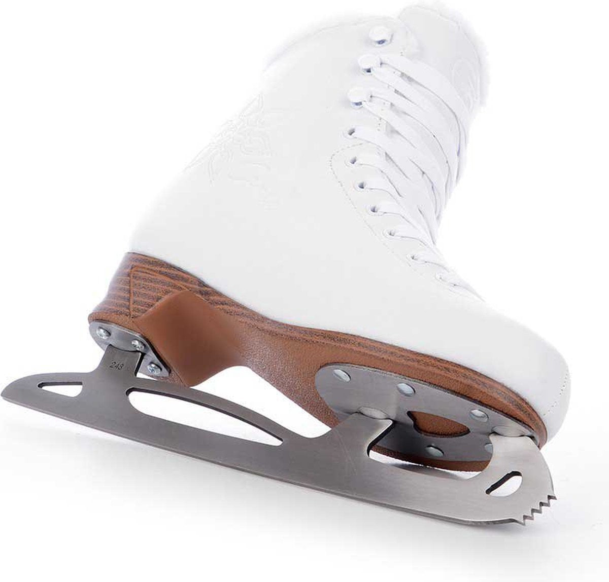Tempish – Camila Ice – Eiskunstlaufschuhe – Eislaufen Damen – Weiß – Verstärkte Knöchelstütze, stilvolles weißes Design – Größe EU 40