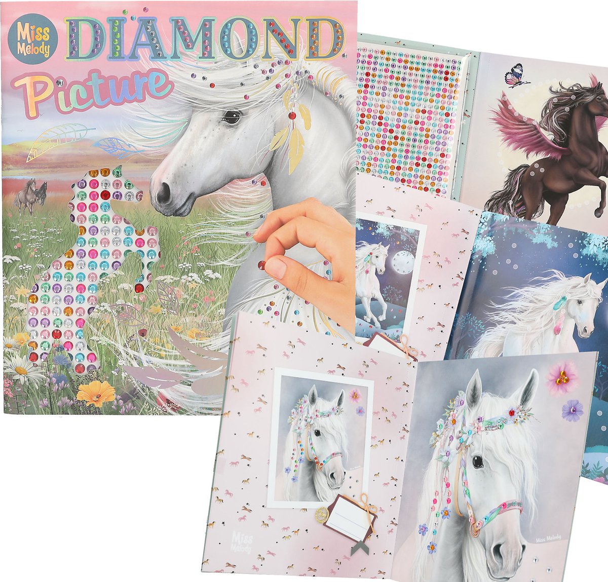 Depesche - miss melody create your diamond picture stickerboek