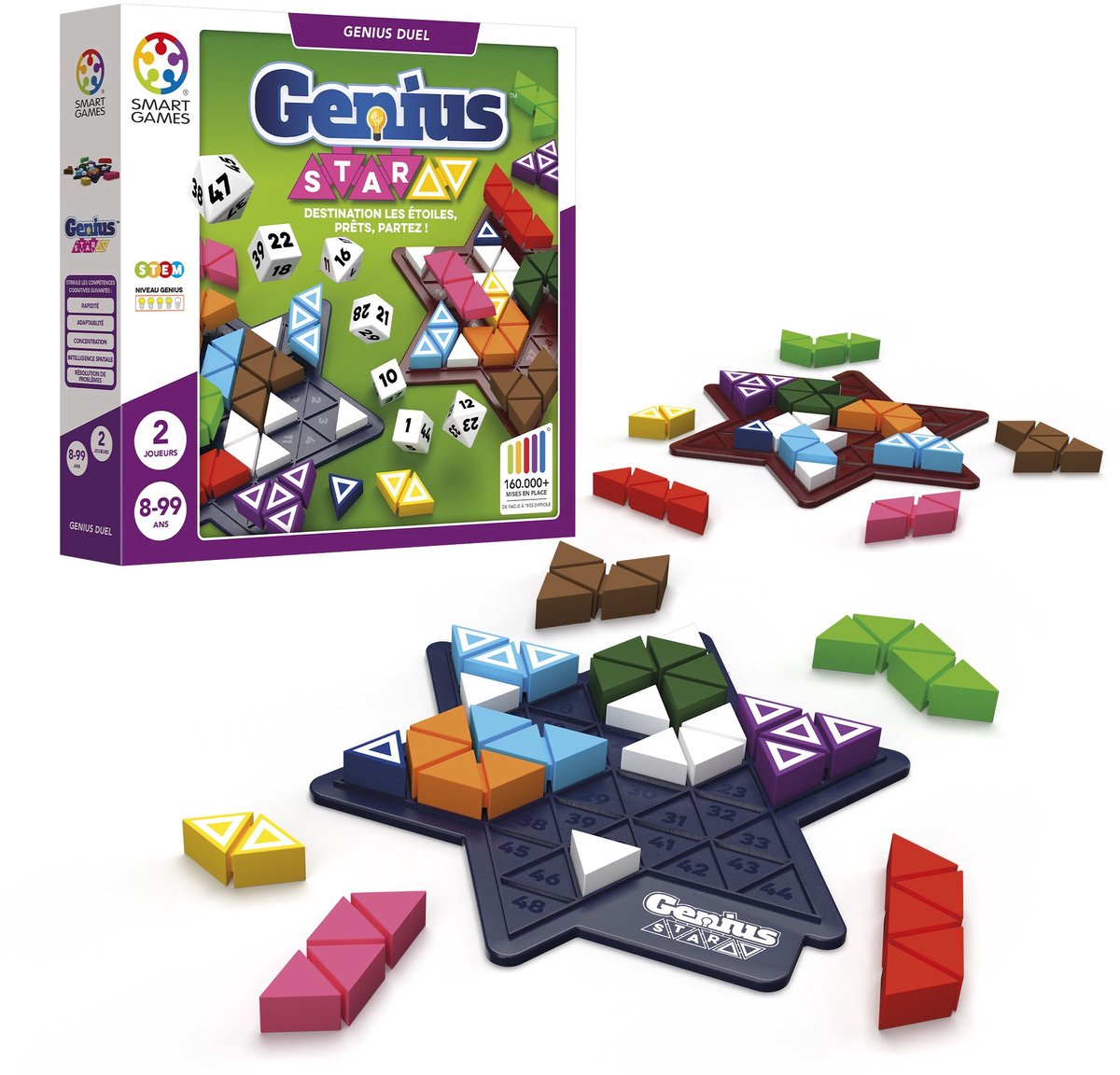 Intelligente Spiele – genialer Star, der als Erster das Spielbrett füllt