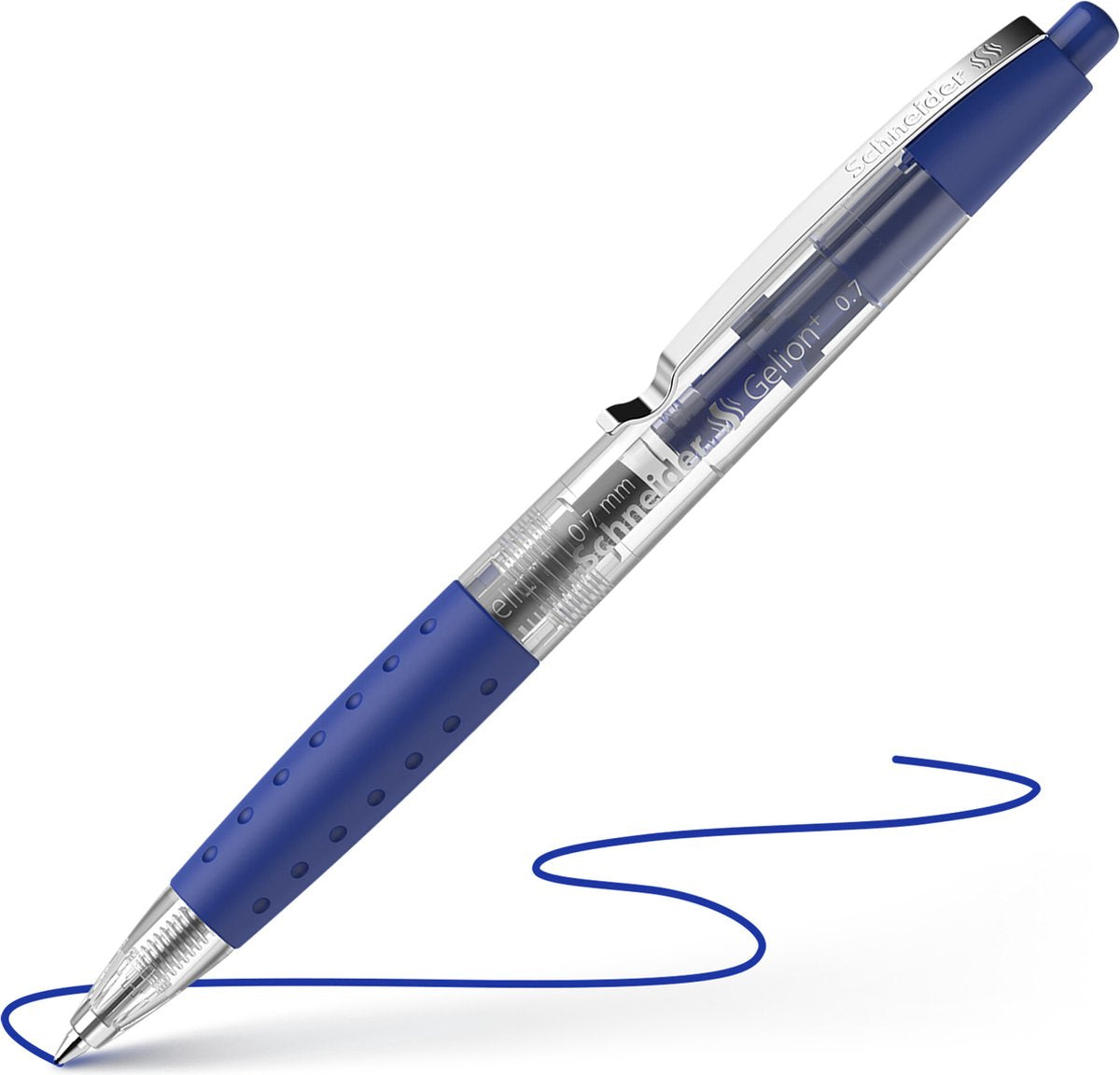 Schneider Schreibgeräte Schneider Gel-Kugelschreiber – Gelion+ – Feder f – Schreibfarbe Blau – S-101003