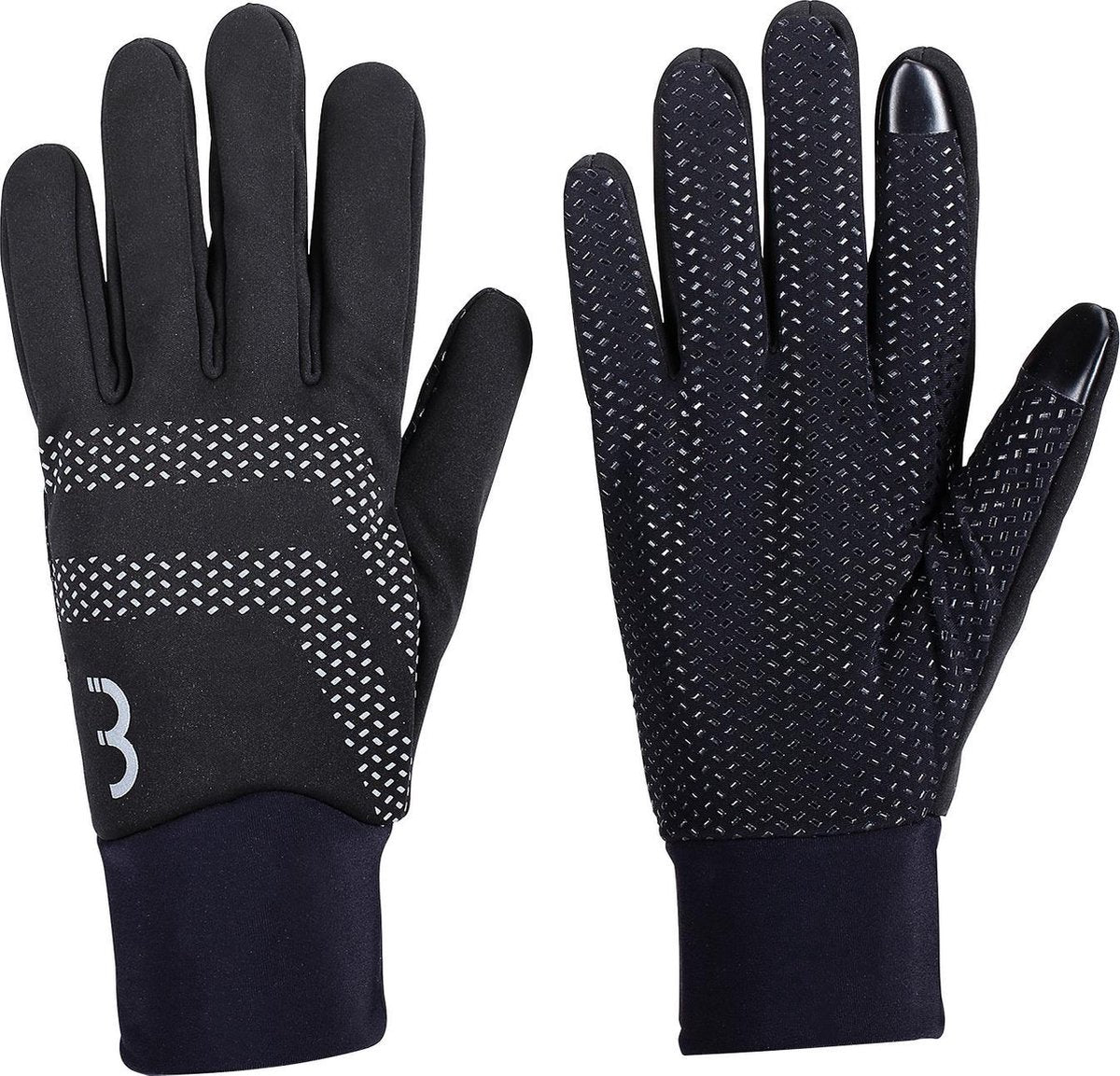 Bbb cycling raceshield wb 2.0 fietshandschoenen - winddichte wielrenhandschoenen heren dames - thermo sporthandschoenen - touchscreen - zwart - maat xxl - bwg-33