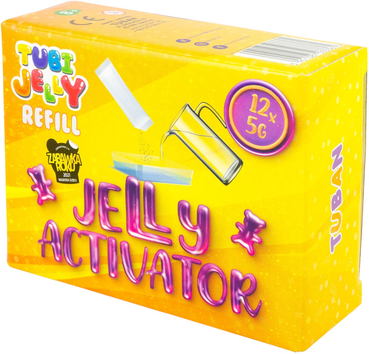 Tuban Lernspielzeug-Aktivator für Tubi Jelly 12 x 5 g mehrfarbig.
