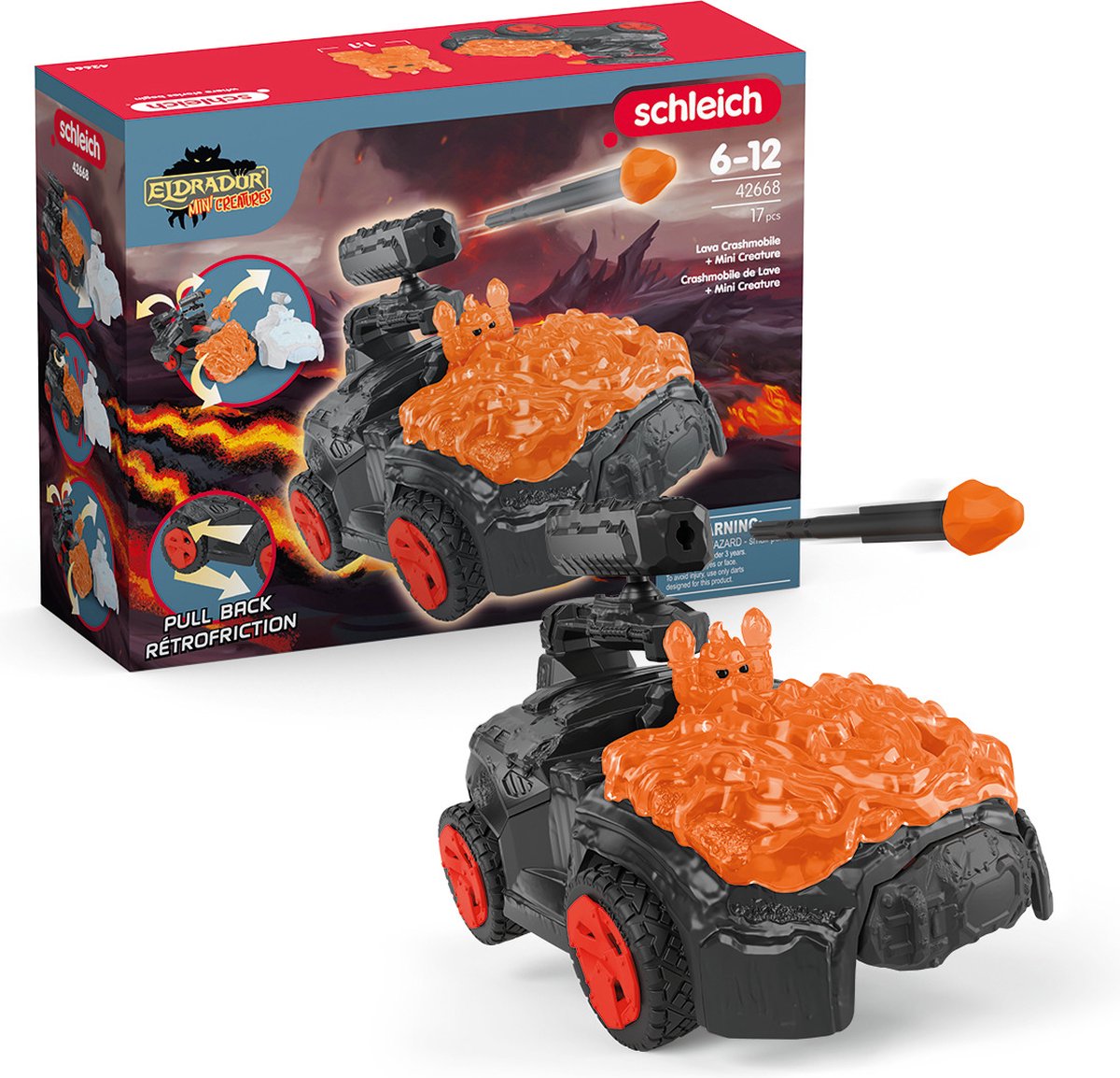 Schleich Eldrador Lava-Crash-Mobile mit Mini-Kreatur