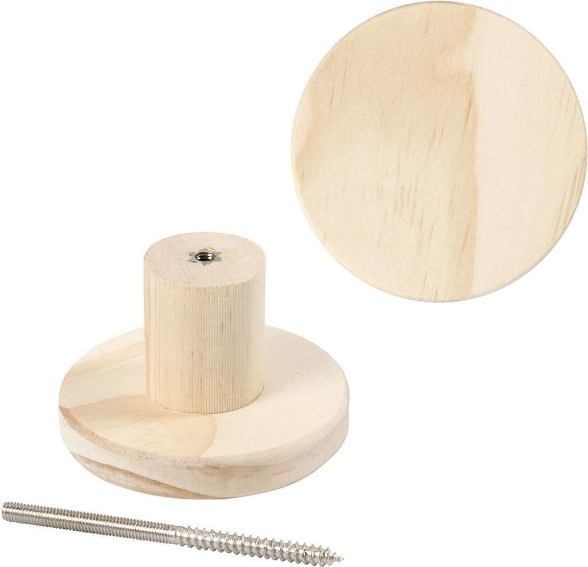 Creativ Company https: www.cchobby.nl Garderobenständer-rund-4-5-cm-7-cm-1-teilig