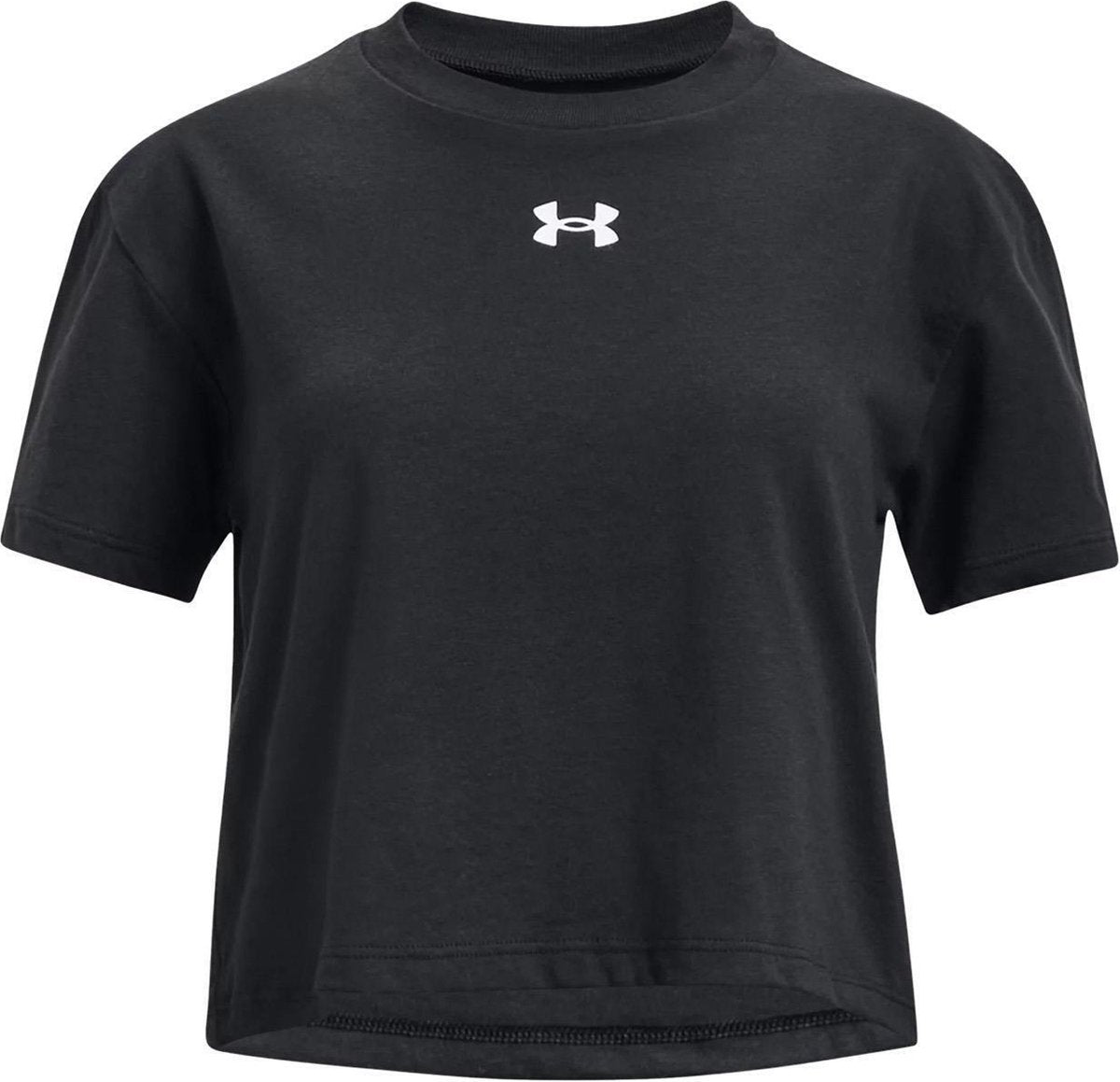 Under Armour UA Crop Sportstyle Logo SS Mädchen-Sportshirt – Größe YMD