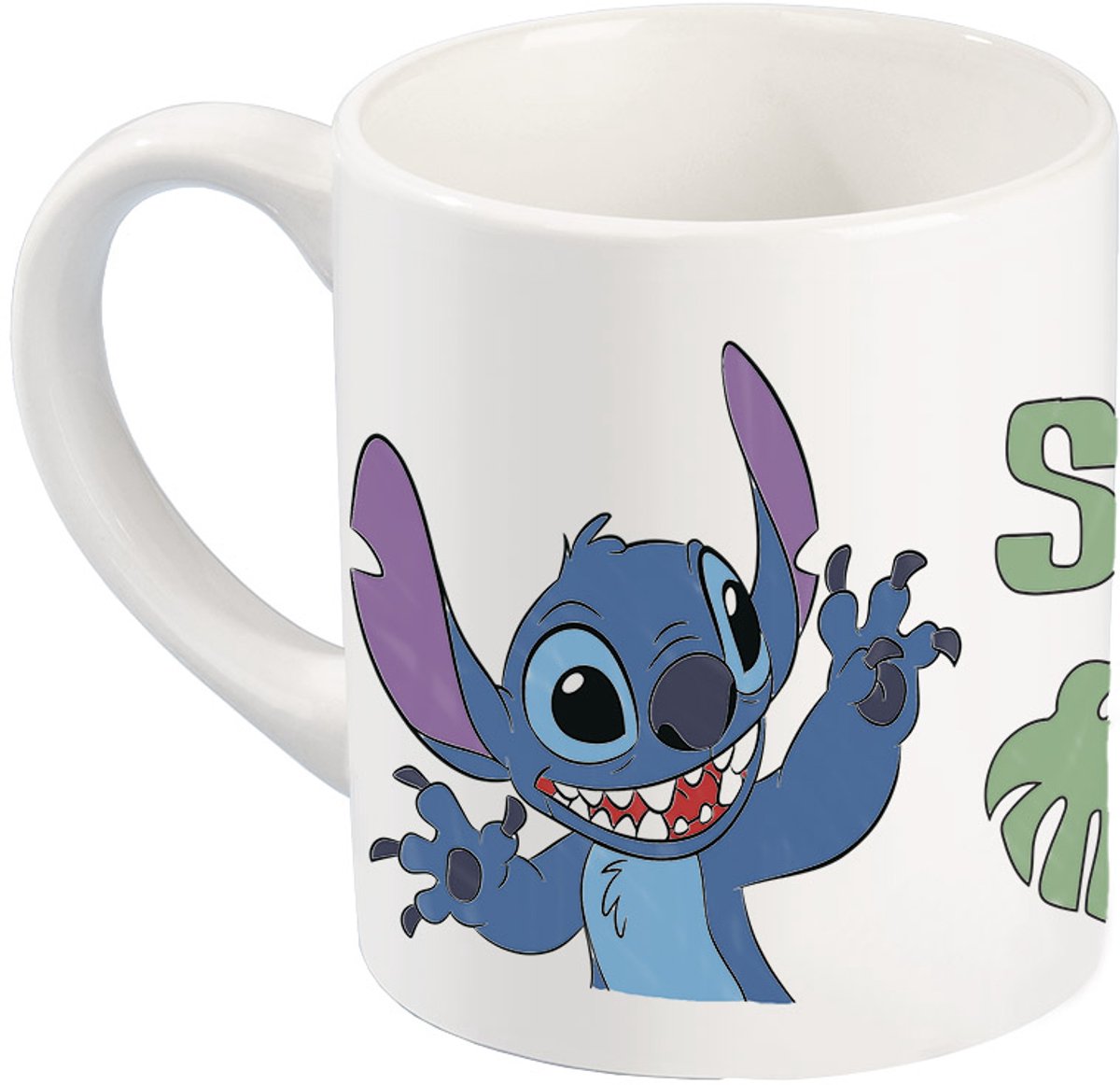 Totum Disney Stitch Malbecher – Bastelset Keramikbecher inkl. Farbe und Pinsel – Geschenktipp, Spielzeug, Mädchen und Jungen, Basteln, Lilo Stitch