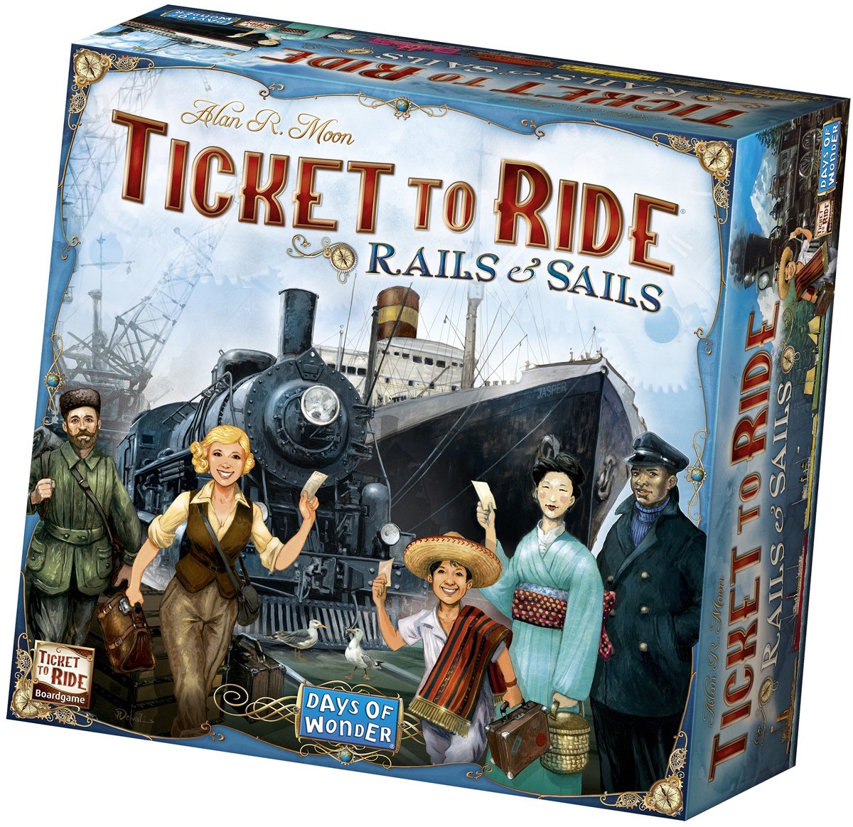 Days of wonder ticket to ride rails sails - nl