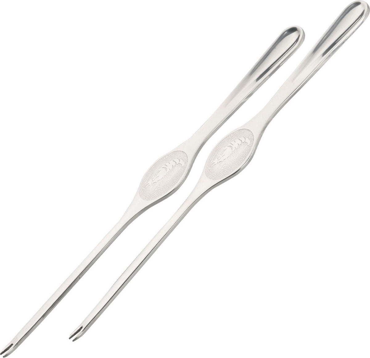 Westmark kreeftenhaak 18,5 x 1,7 x 0,4 cm - 2 stuks - rvs