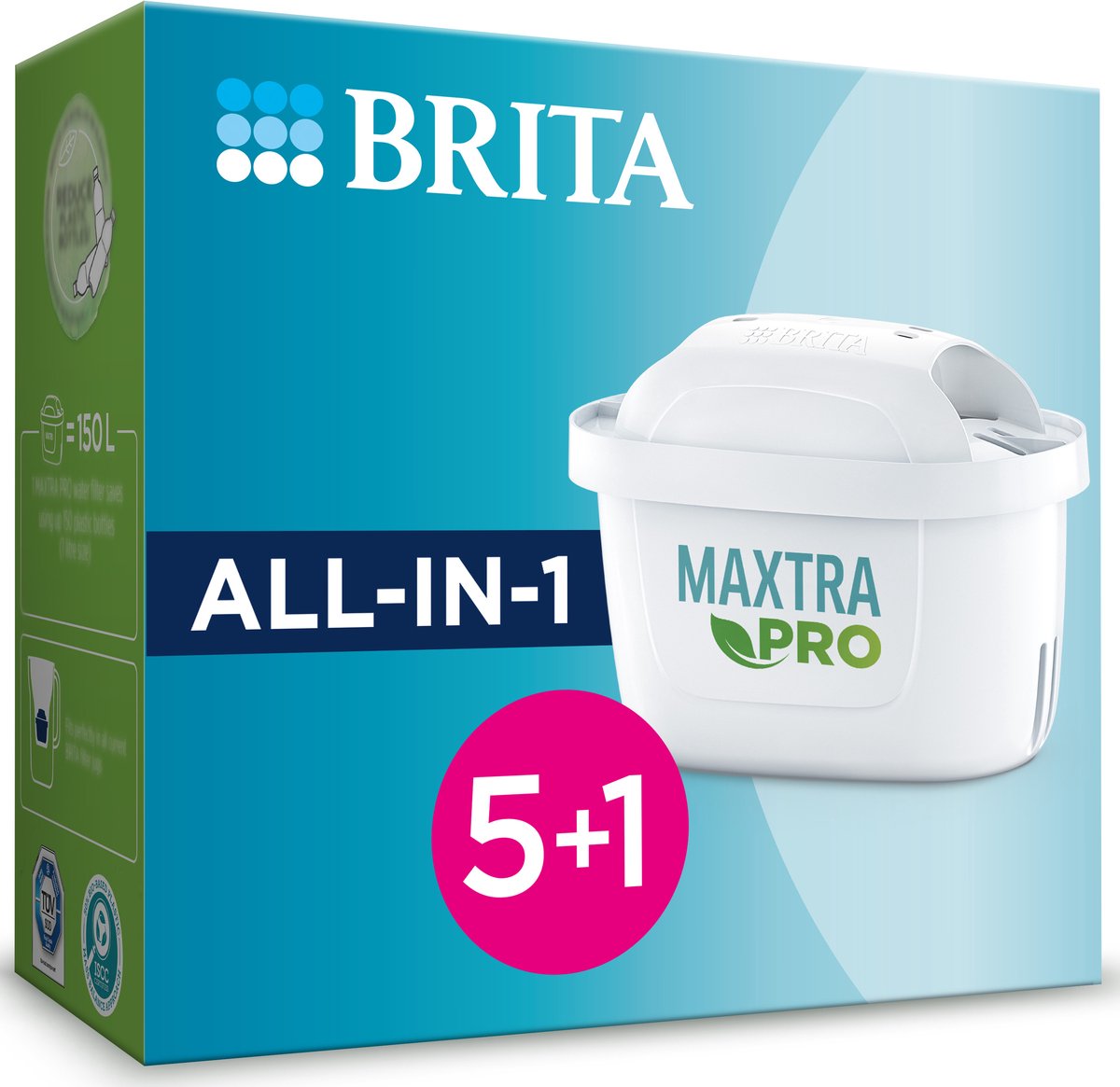 Brita Maxtra Pro All-in-1-Wasserfilterkartuschen 6 Stück