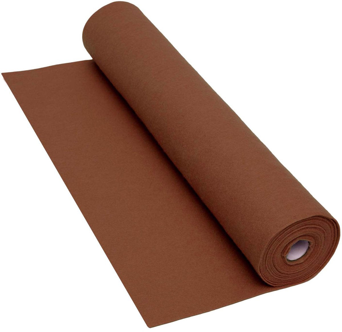 Colorations Filzrolle braun Bastelmaterial 160 g/m² 5 Meter x 45 cm.