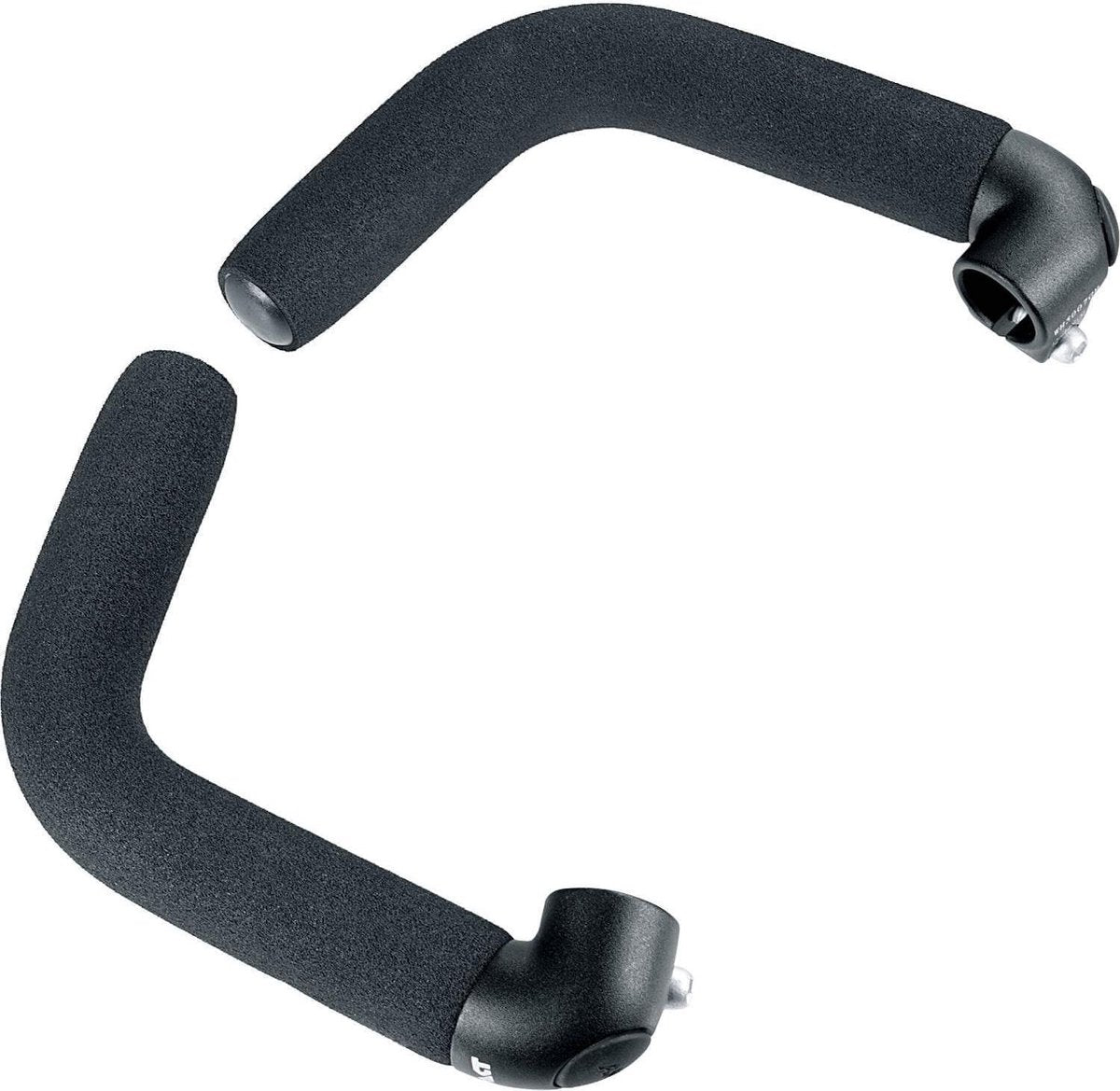 Ergotec Bar-Ends schwarz auf Tournee