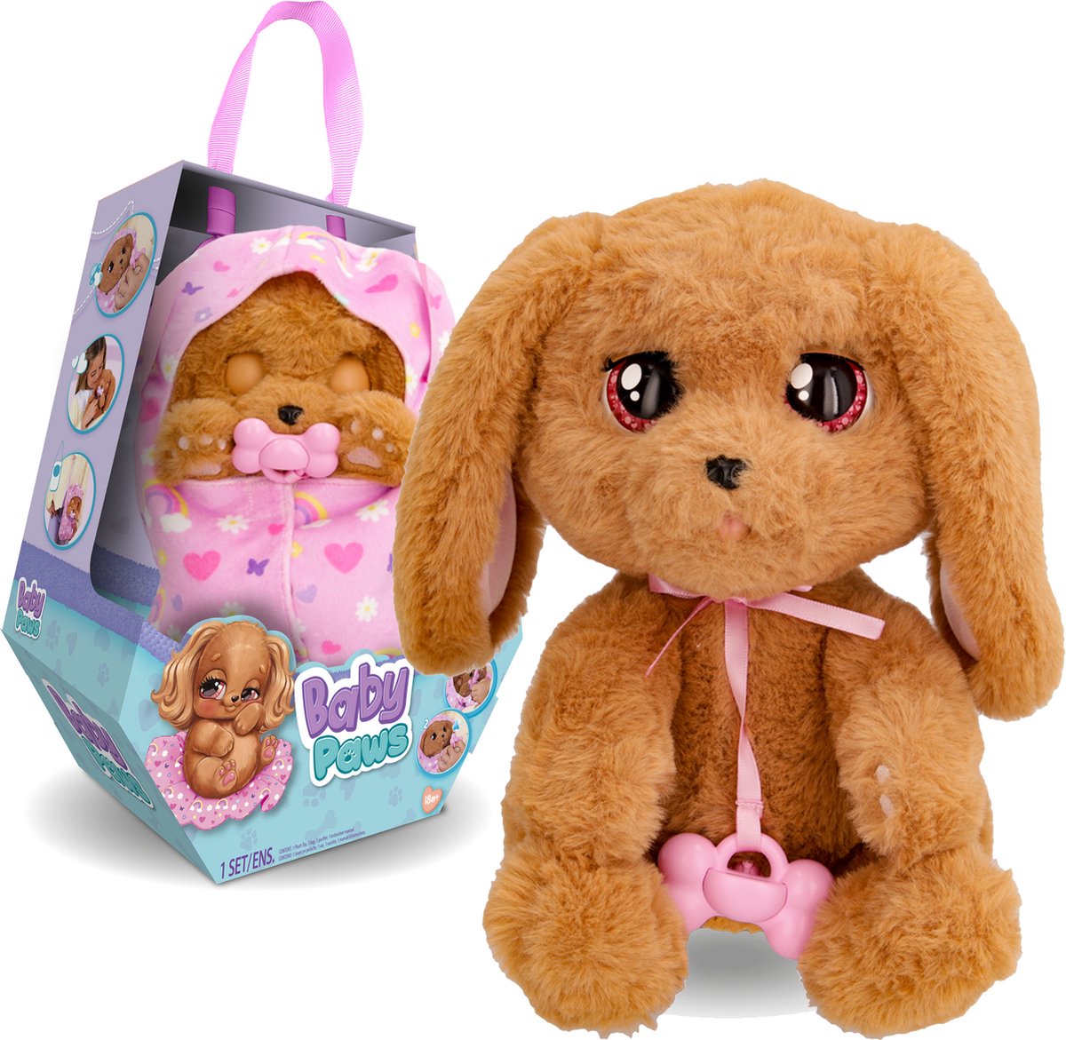 IMC Toys Baby Paws Cocker interaktives Kuscheltier