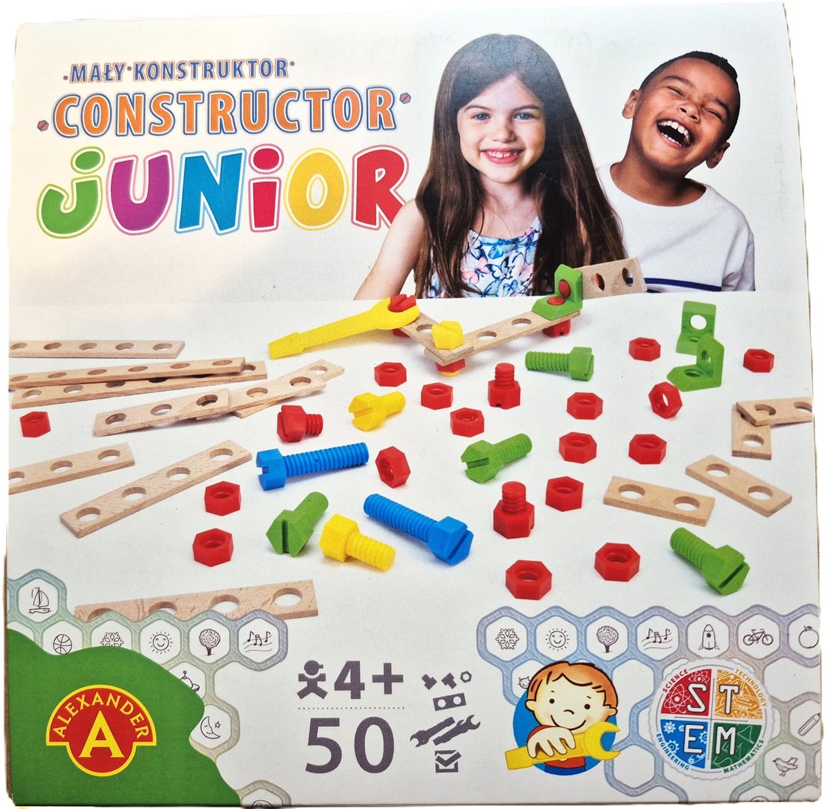 Alexander Toys Konstrukteur Junior - Do-it-yourself-Bausätze - 50-tlg