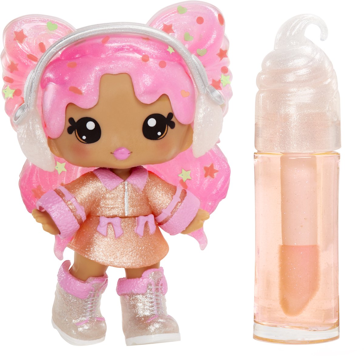 MGA Entertainment Yummiland Doll – Mystery Playing Figure Series 1 mit Lipgloss-Set