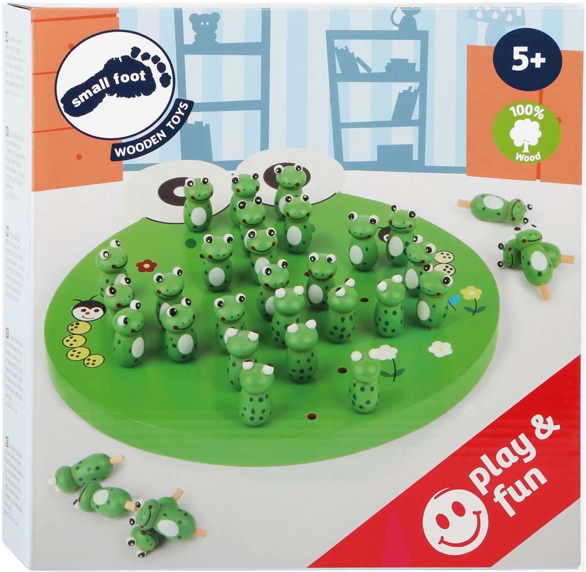Small Foot - Holzspiel Solitär Frosch
