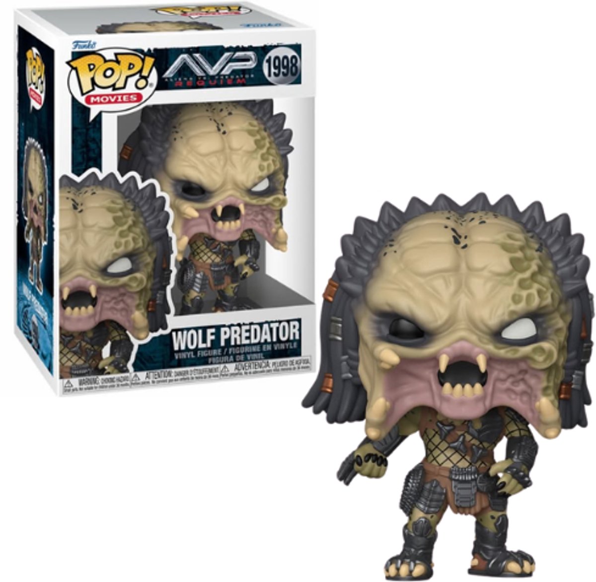 Funko Alien vs. Predator Wolf Predator (Chase Edition möglich!) Vinylfigur 1998 Unisex Pop! - neutral - Standard