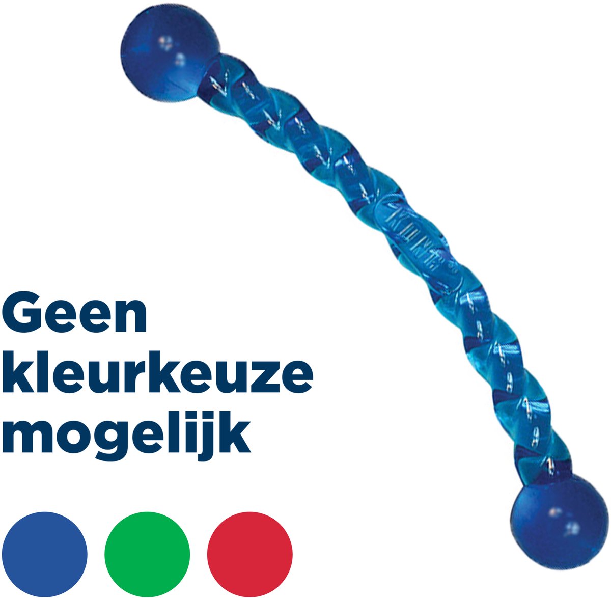 Kong Safestix klein – Kauspielzeug – 30 cm x 8,8 cm x 6,2 cm – zufällige Farbe – 1 Stück