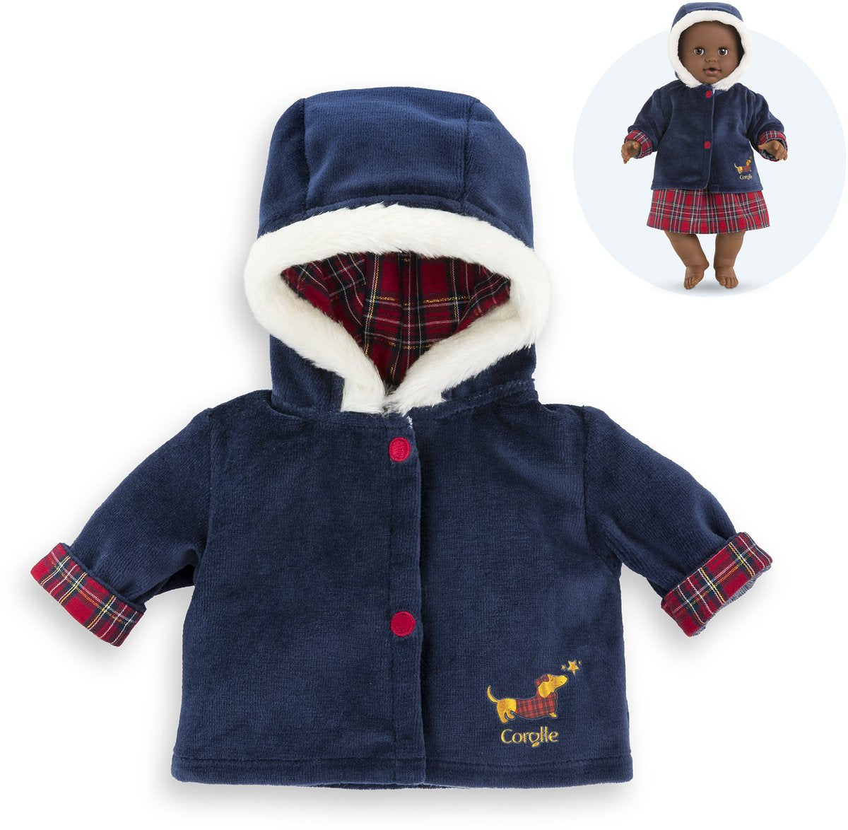 Corolle Urlaubsmantel für Babypuppe, 36 cm