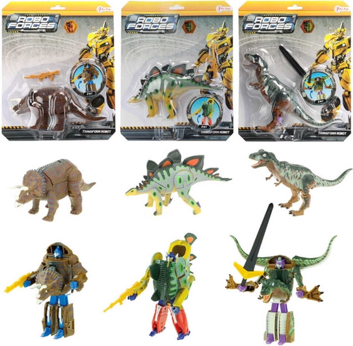 Roboforces Wickelroboter Dino, 17cm