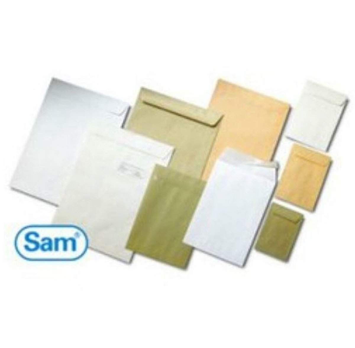 Sam Briefumschlag DIN C4 braun 22,9 x 32,4 cm selbstklebend