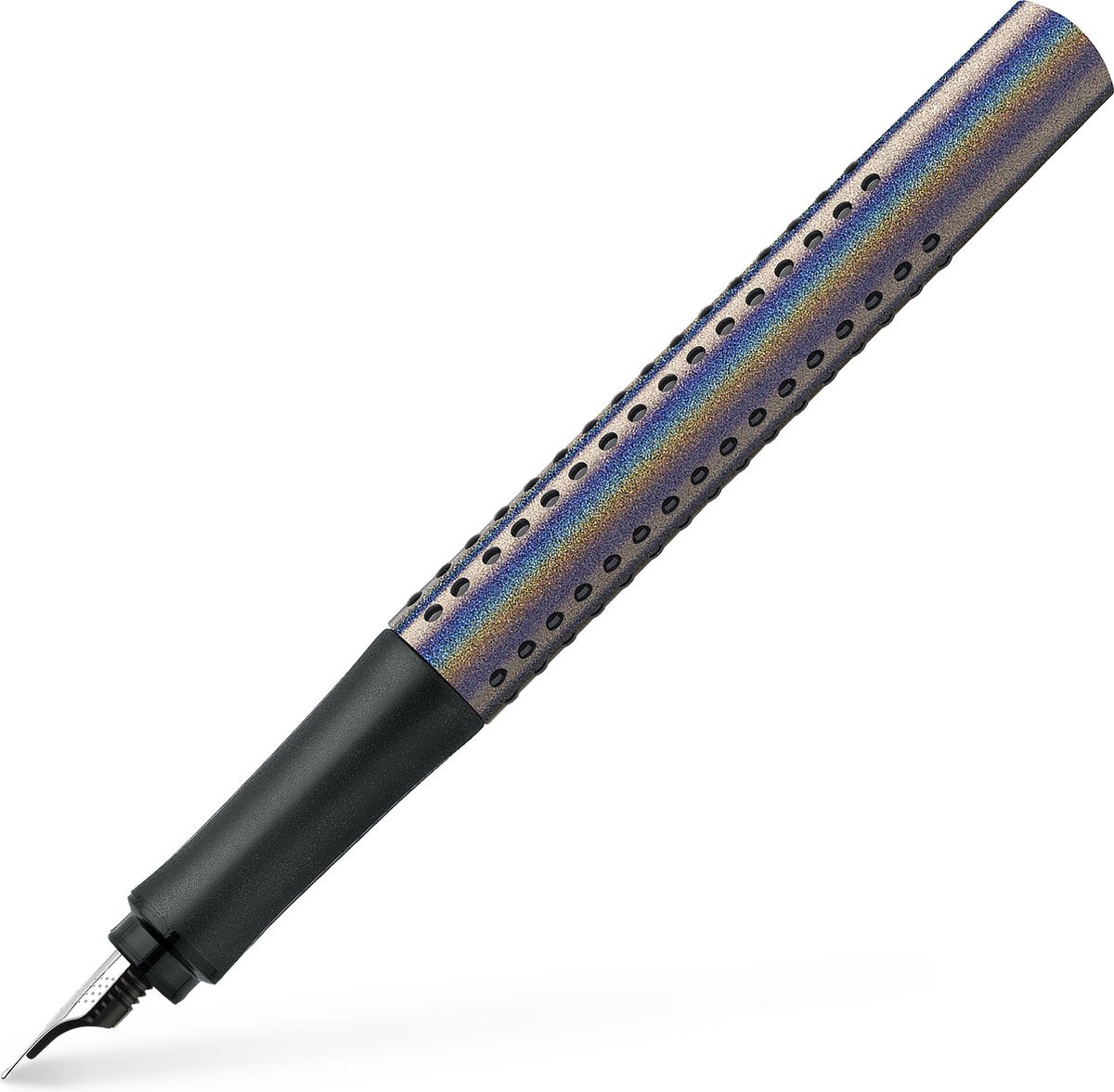 Faber-Castell Füllfederhalter – Grip Glam – F – Silber – FC-140843