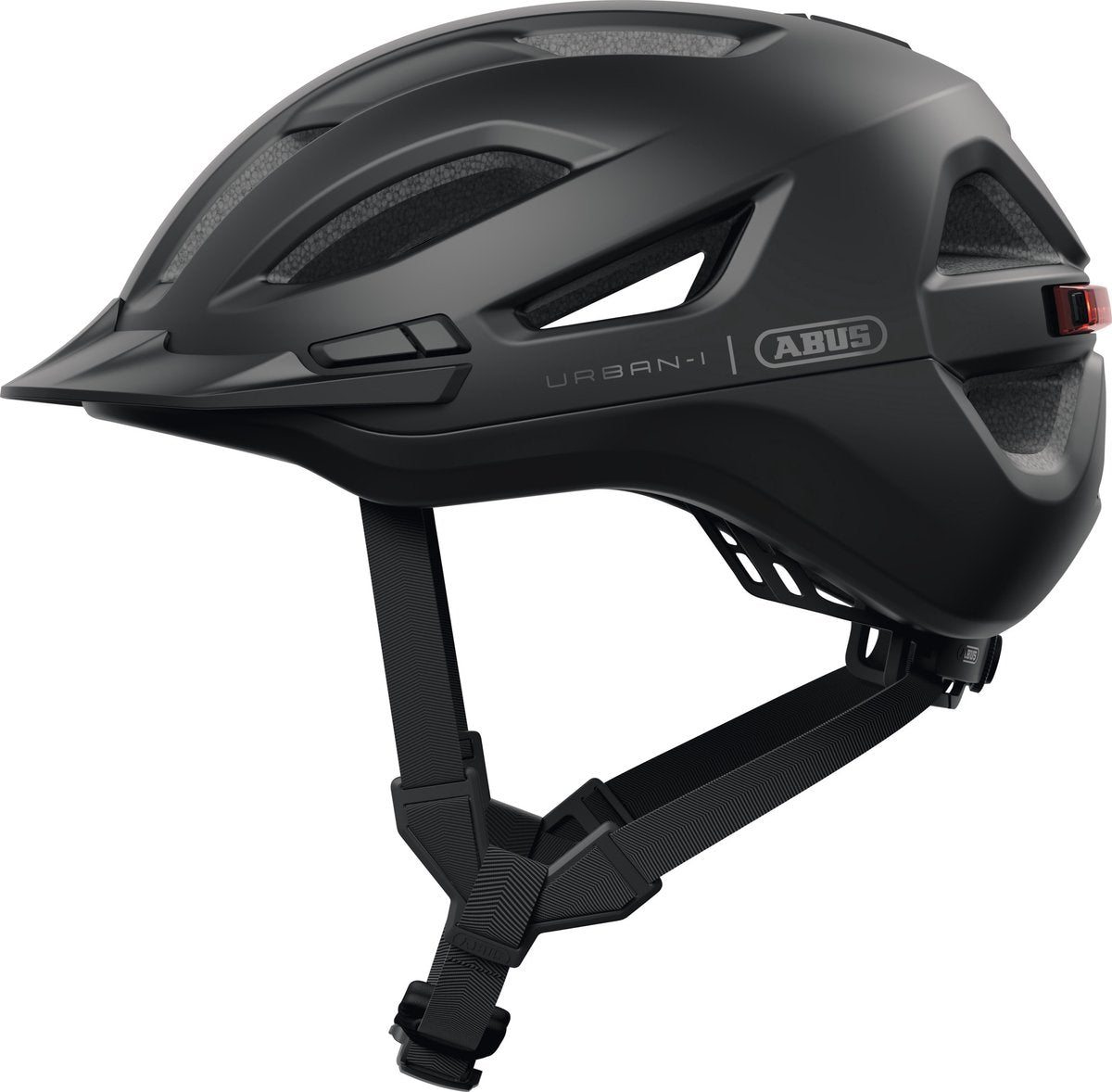 Abus Fahrradhelm Urban-i 4.0 Ace Velvet Black S - 51-55 cm - Schwarz - Geeignet für den Einsatz an Elektrofahrrädern - Cityfahrrädern - 260 g