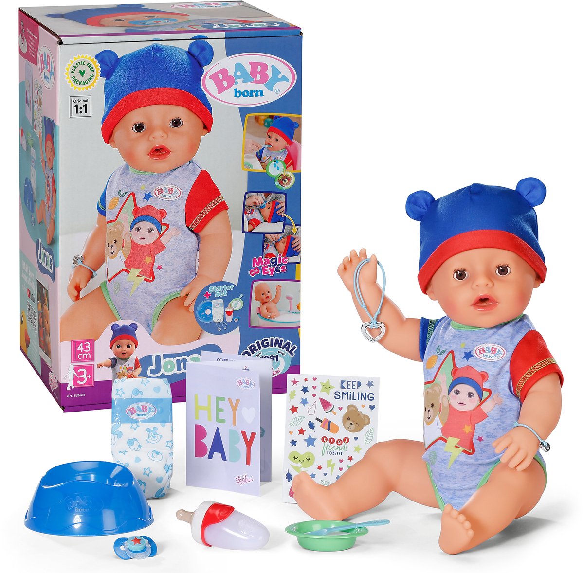 Baby born Jonas - Babypuppe 43 cm