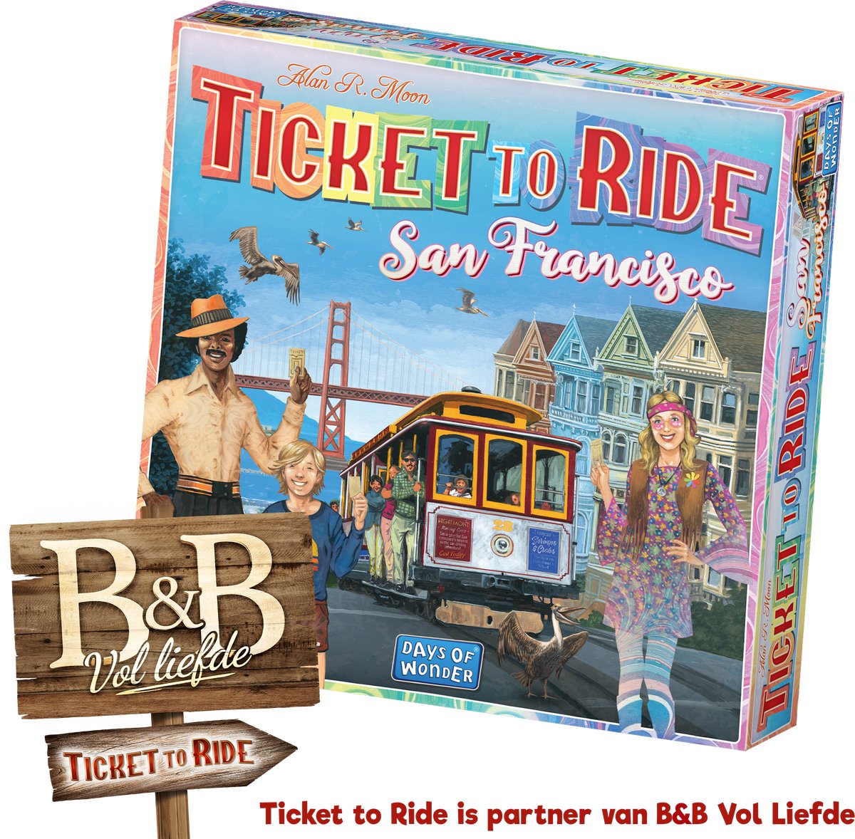 Days of Wonder Ticket to Ride – Brettspiel aus San Francisco