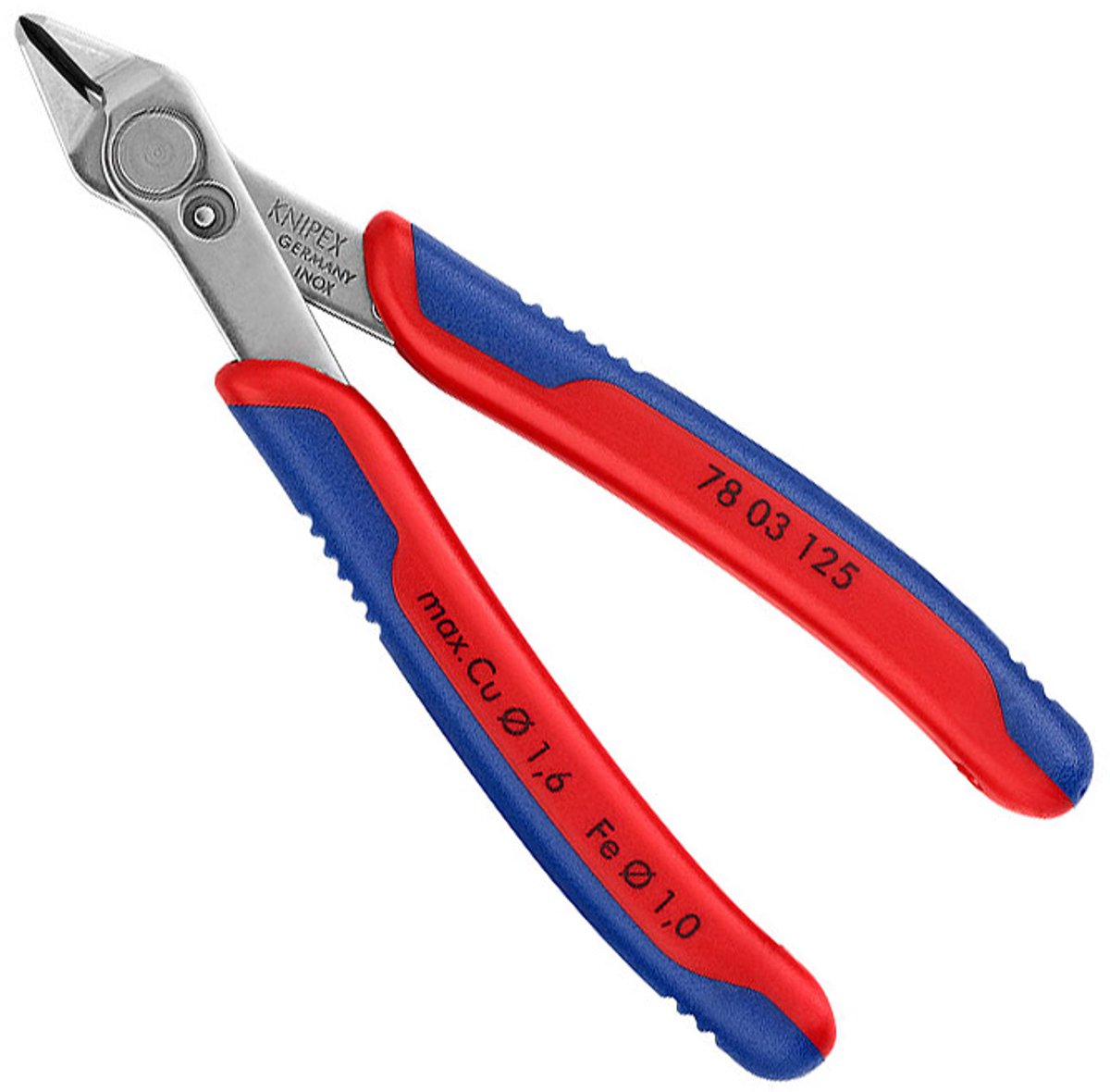 Knipex 78 03 125 elektronisch super Knips® Seitenschneider 125mm | Edelstahl