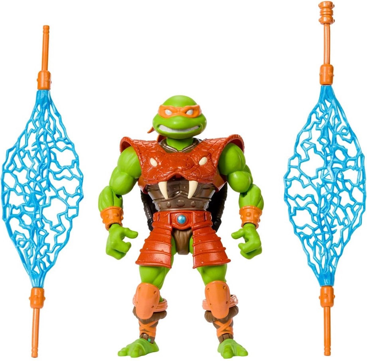 Mattel Motu x TMNT: Turtles of Grayskull Actionfigur Michelangelo 14 cm Actionfigur