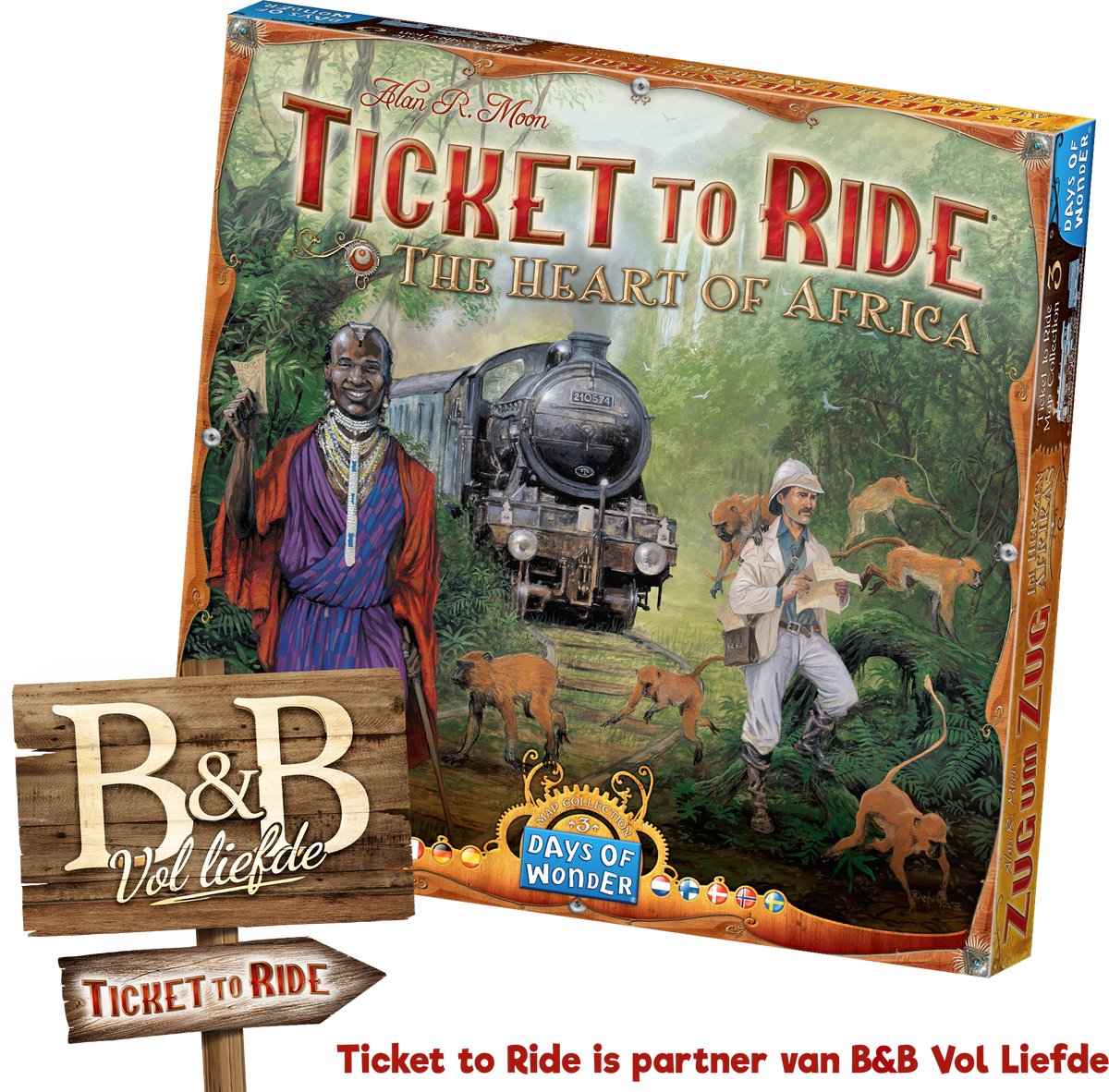 Asmodee Ticket zum Ride Africa Brettspiel