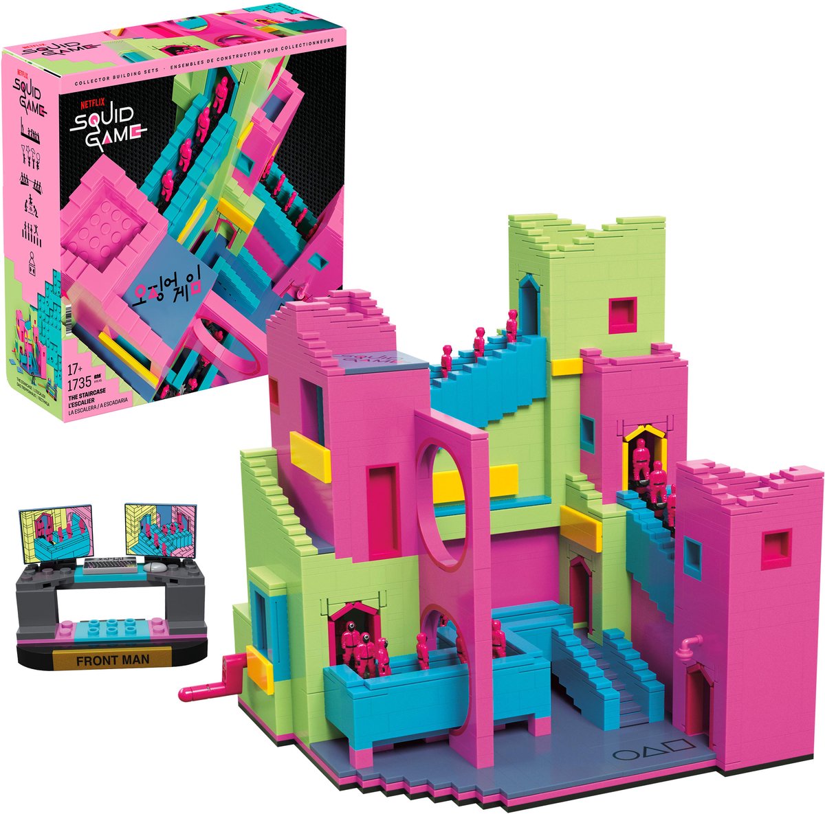 Mattel Squid Game Mega Bauset Squid Game Treppenbausätze