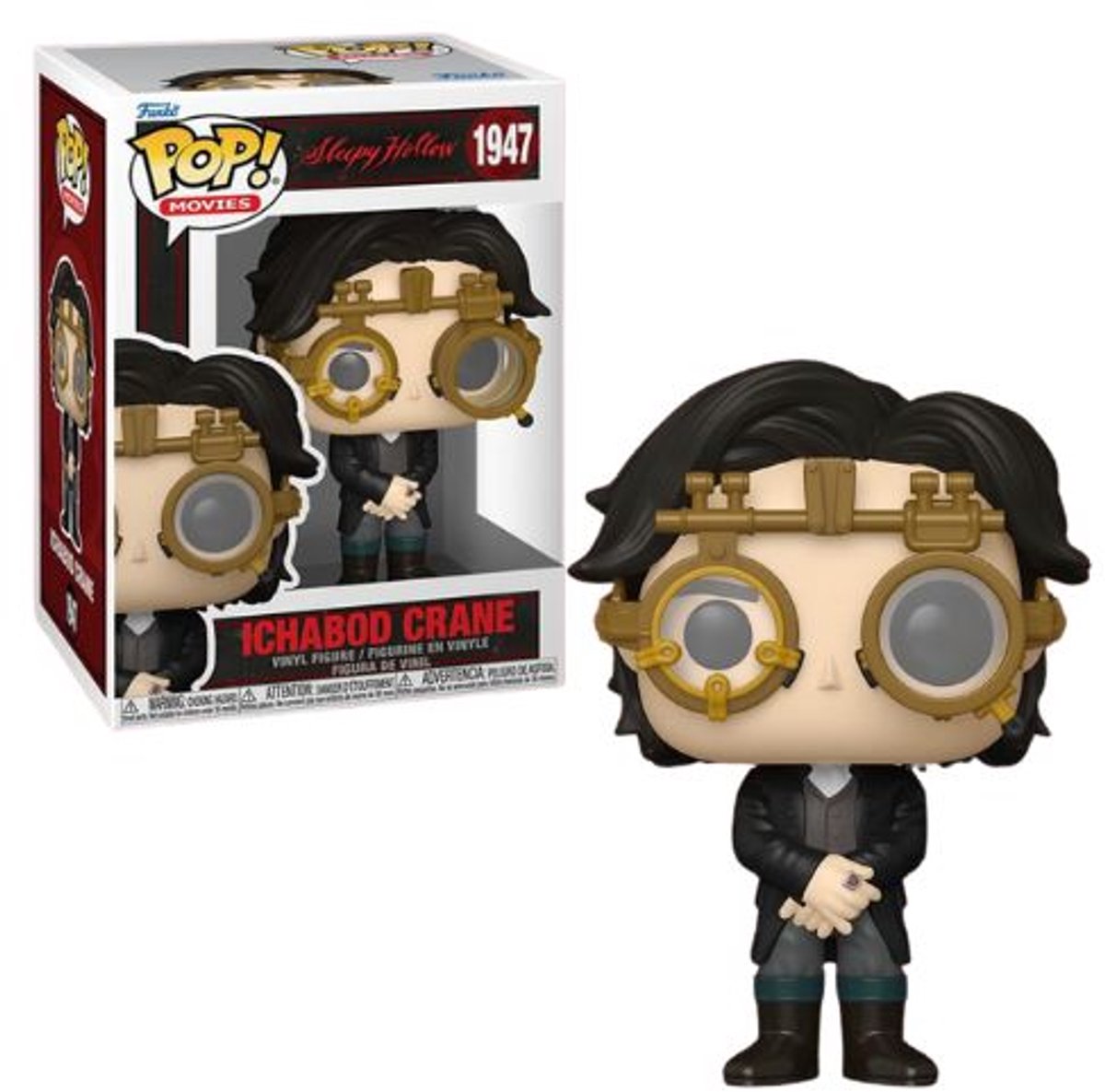 Funko sleepy hollow ichabod crane vinyl figur 1947 unisex pop! - neutraal - standard